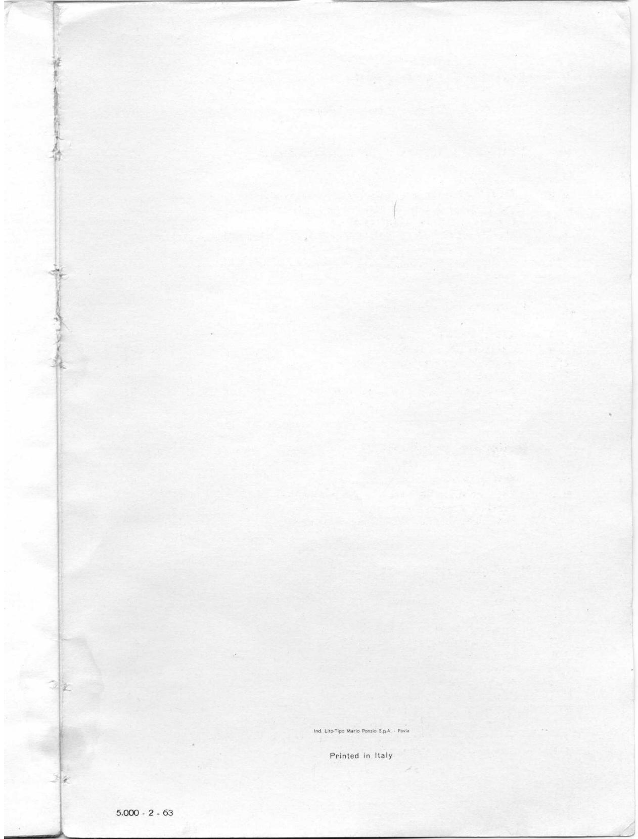 BORLETTI 1100 ZIGZAG - Incidents et leurs remèdes. - 1