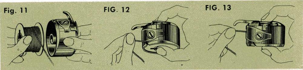 BORLETTI 1100 ZIGZAG - Préparation des fils sur la machine - 5