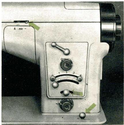 BORLETTI 1100 ZIGZAG - 3/A Couture droite. - 2