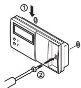 OTIO THERMOSTAT D AMBIANCE PROGRAMMABLE 93210 - Fixez votre thermostat d'ambiance - 1