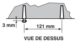 OTIO THERMOSTAT D AMBIANCE PROGRAMMABLE 93210 - Installez deux chevilles et une vis - 1