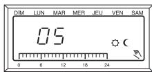 OTIO THERMOSTAT D AMBIANCE PROGRAMMABLE 93210 - Changement momentané du programme - 1