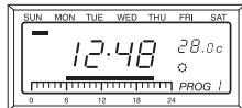 OTIO THERMOSTAT D AMBIANCE PROGRAMMABLE 93210 - Validez vos choix de températures - 1