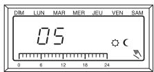 OTIO THERMOSTAT D AMBIANCE PROGRAMMABLE MOD - Changement momentané du programme - 1