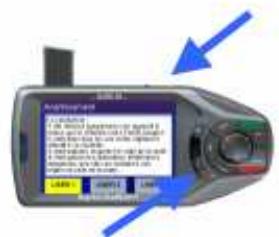 NAVICOM EXPLORIST - Écran OPTION: ++/--/+/- - 2