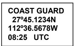 NAVICOM RT-650 - Affichage de l'heure - 3