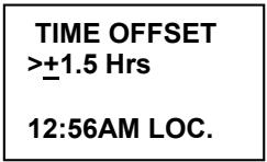 NAVICOM RT-650 - Heure locale (décalage horsaire) - 1