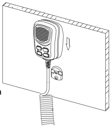 NAVICOM RT-650 - Montage du combiné - 1
