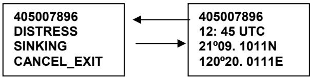 NAVICOM RT-650 - Réception d'un appel de détresse - 1