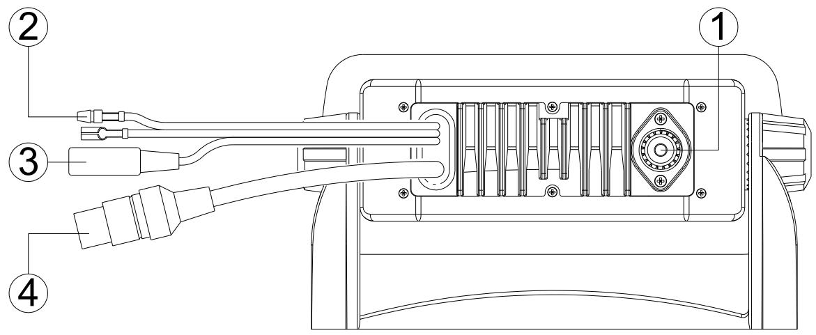 NAVICOM RT-650 - Arrière de la VHF - 1