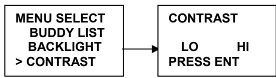 NAVICOM RT-650 - Réglage du contraste - 1