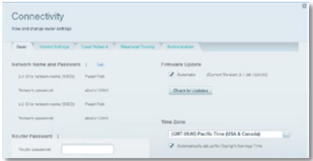 LINKSYS EA6200 - Pour modifier le mot de passer d'accès local de votre routeur - 1
