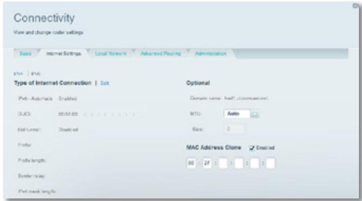 LINKSYS EA6200 - Pour configurer manuellement les paramètres IPv6 de votre routeur : - 1