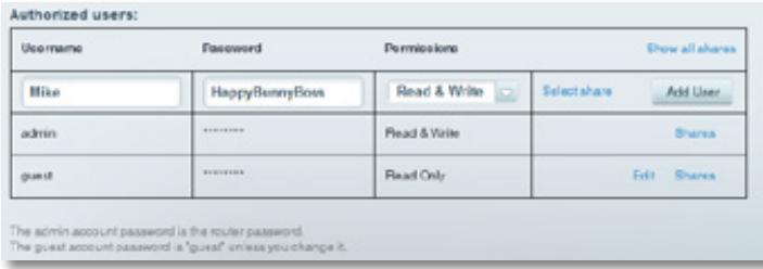 LINKSYS EA6200 - To enable access to shared folders: - 3