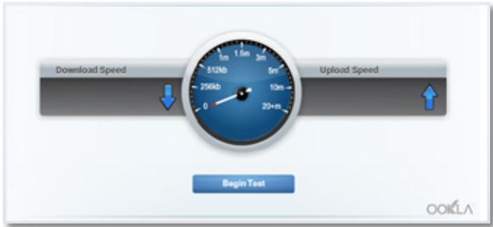 LINKSYS EA6200 - Pour vérifier la vitesse de votre connexion Internet : - 1