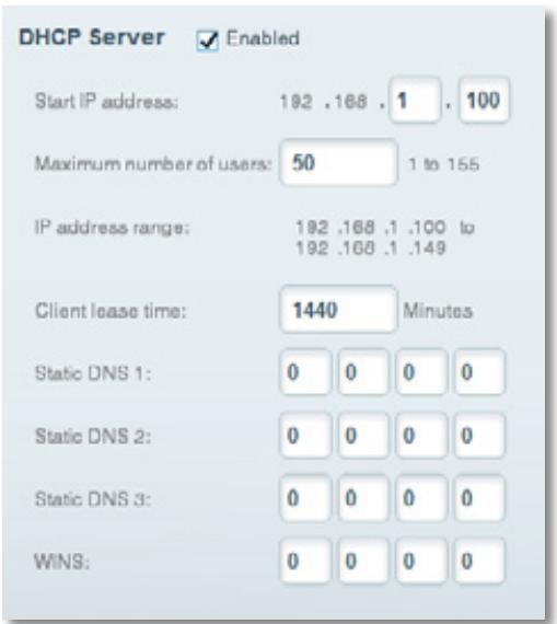 LINKSYS EA6200 - Click the Local Network tab. - 1