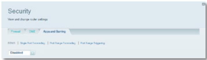 LINKSYS EA6200 - Pour configurer DDNS : - 1