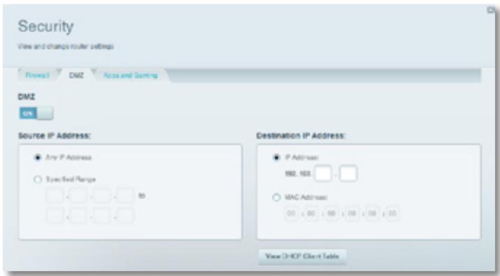 LINKSYS EA6200 - To set up a device in the DMZ: - 1