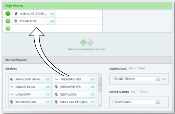 LINKSYS EA6200 - To configure media prioritization: - 2