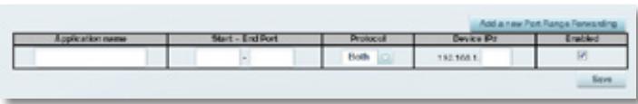 LINKSYS EA6200 - Pour configurer le routage d'une plage de ports : - 2