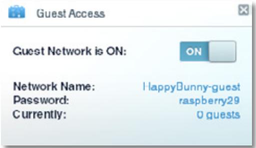 LINKSYS EA6200 - To remove a widget: - 1