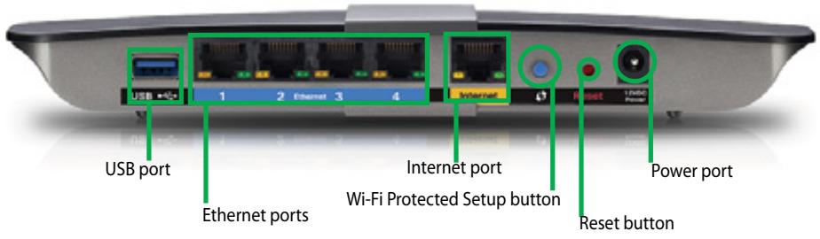 LINKSYS EA6200 - Back view - 1