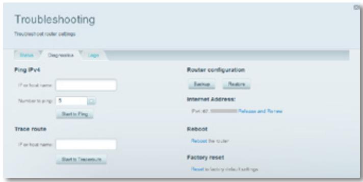 LINKSYS EA6200 - To back up your router configuration: - 1
