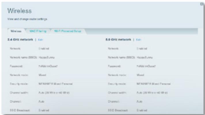 LINKSYS EA6200 - To reconfigure your wireless network: - 1