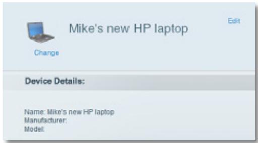 LINKSYS EA6200 - To change the device appearance: - 1