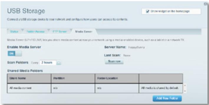 LINKSYS EA6200 - Pour configurer votre routeur comme serveur multimédia : - 1