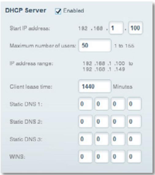 LINKSYS EA6200 - To use their DNS: - 1