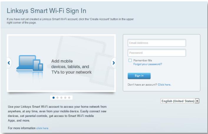 LINKSYS EA6500 - To connect to Linksys Smart Wi-Fi: - 1