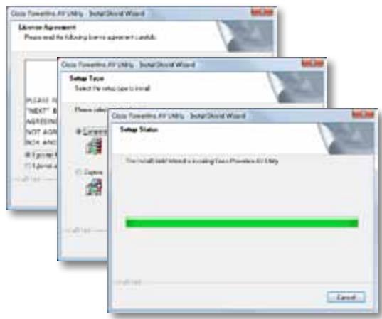 LINKSYS PLWK400 - Pour installer l'utilitaire de configuration : - 1