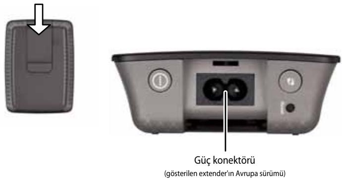 LINKSYS RE 1000 - Güç prisi yapilandirmasınıdehyişirme - 2