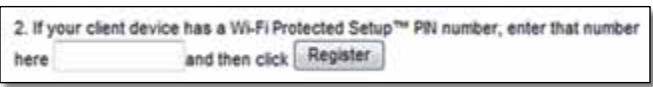 LINKSYS RE 1000 - Connecting with the client device's PIN - 1