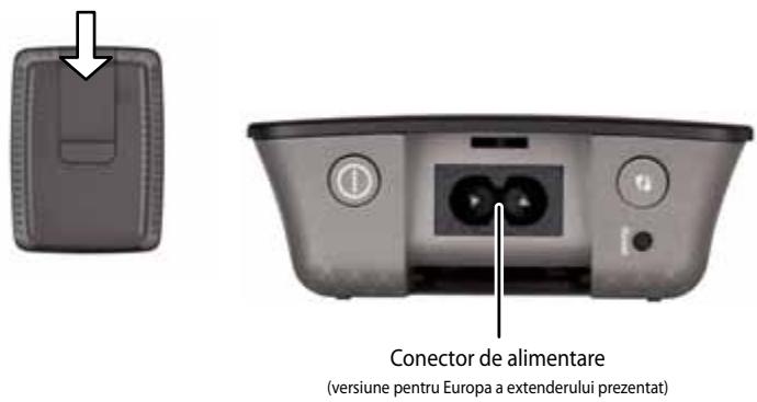 LINKSYS RE 1000 - Pentru a introduce adaptorul c.a.: - 2