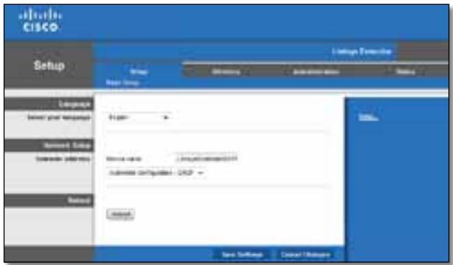 LINKSYS RE2000 - So nutzen Sie das browserbasierte Dienstprogramm - 1