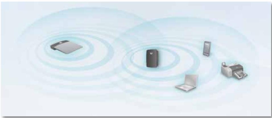 LINKSYS RE2000 - Verificare la posizione del router e dell'amplificatore - 1