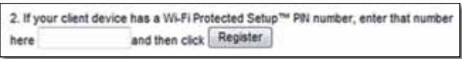 LINKSYS RE2000 - Verbinding makes met behulp van de PIN-code van het clientapparaat - 1
