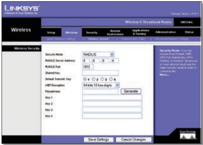 LINKSYS WRT54GL - RADIUS - 1