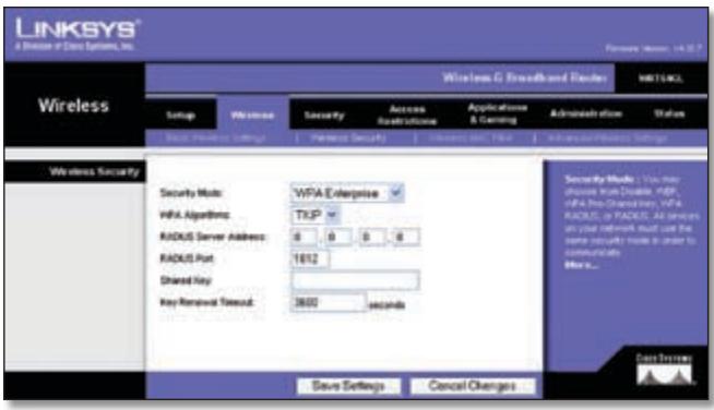 LINKSYS WRT54GL - WPA Enterprise - 1