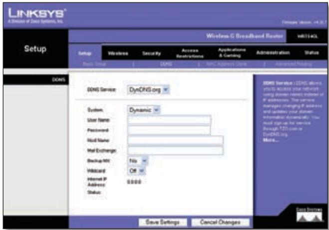 LINKSYS WRT54GL - DynDNS.org - 1