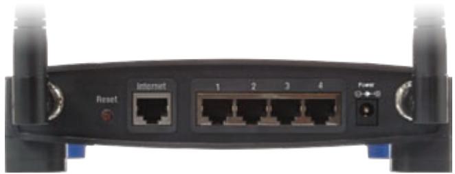 LINKSYS WRT54GL - Back Panel - 1