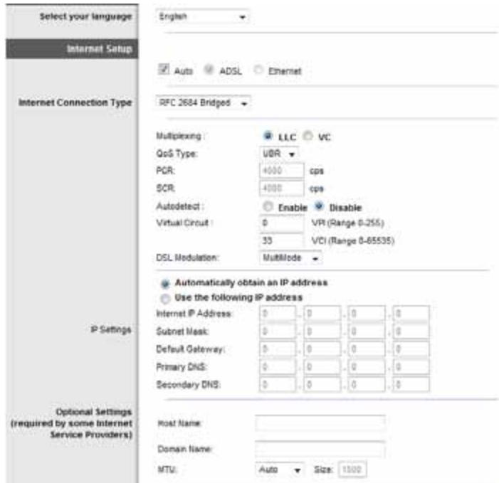 LINKSYS X3500 - Automatisch lage/ADSL-läge - 1