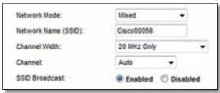LINKSYS X3500 - Paramètres sans fil - 1