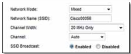 LINKSYS X3500 - Instellingen voor draadloos netwerk - 1