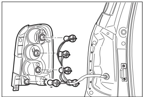 SSANGYONG REXTON - COMBINAISON PHARES ARRIÈRE - 2