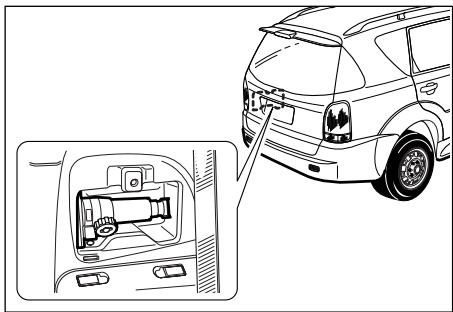 SSANGYONG REXTON - EMPLACEMENT DU CRIC HYDROLIQUE - 1