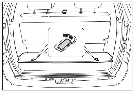 SSANGYONG REXTON - COMPARTIMENT RANGEMENT (POUR VÉHICULE 7 PLACES) - 1