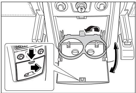 SSANGYONG REXTON - PORTE-GOBELETS ARRIÈRE - 1